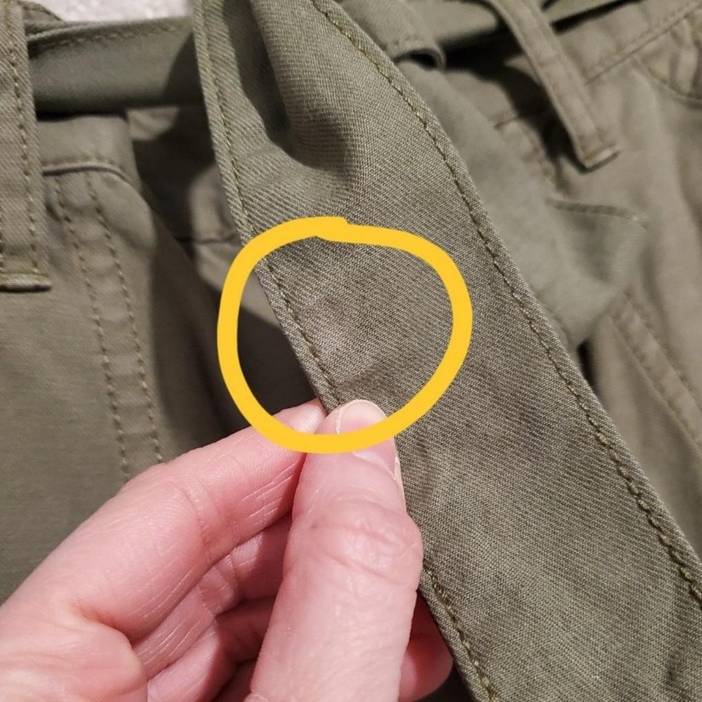EUC Madewell Griff Superwide Utility Pants, size 24 (HEMMED) - Picture 6 of 7